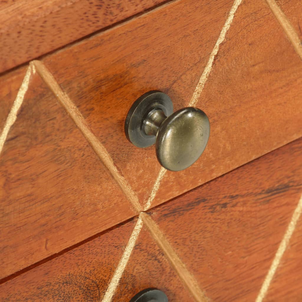 Nachttisch 43×30×58 cm Massivholz Mango