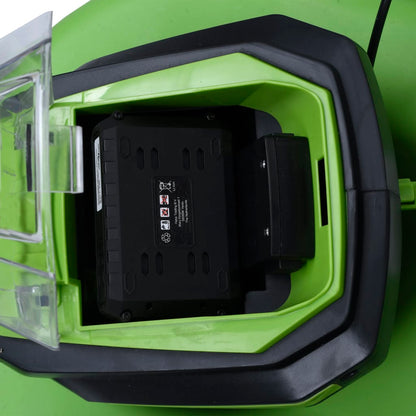 Kabelloser Rasenmäher mit zwei Akku-Packs 20V 2000 mAh Li-Ion