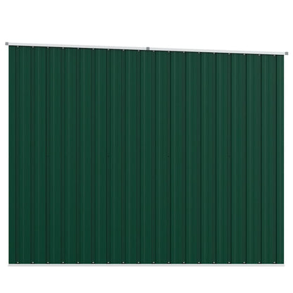Gerätehaus Grün 195x198x159 cm Verzinkter Stahl