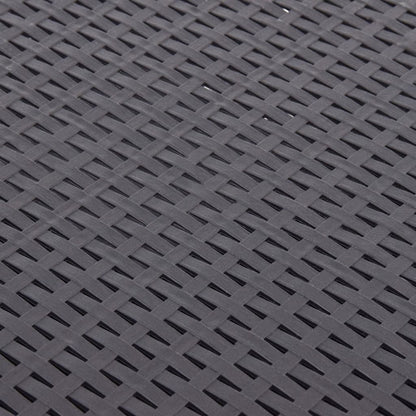 Beistelltisch Mokka 54×54×36,5 cm Kunststoff