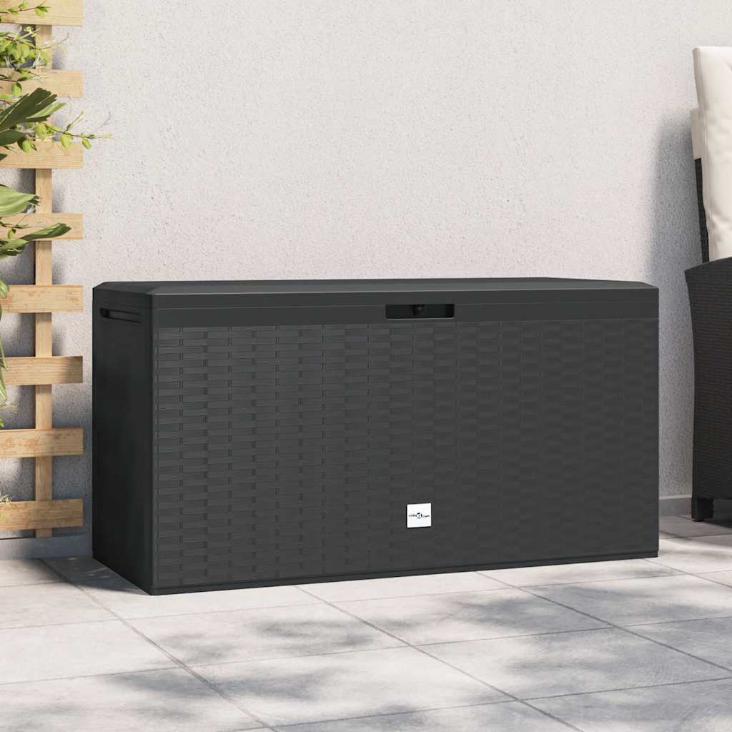 Gartenbox Anthrazit 114x47x60 cm