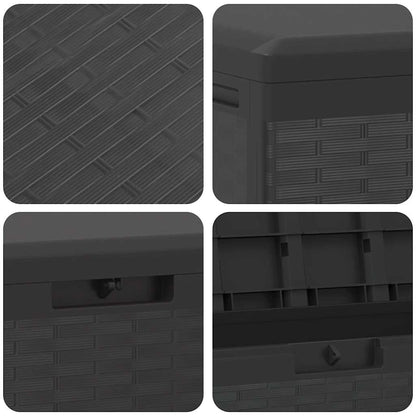 Gartenbox Anthrazit 114x47x60 cm