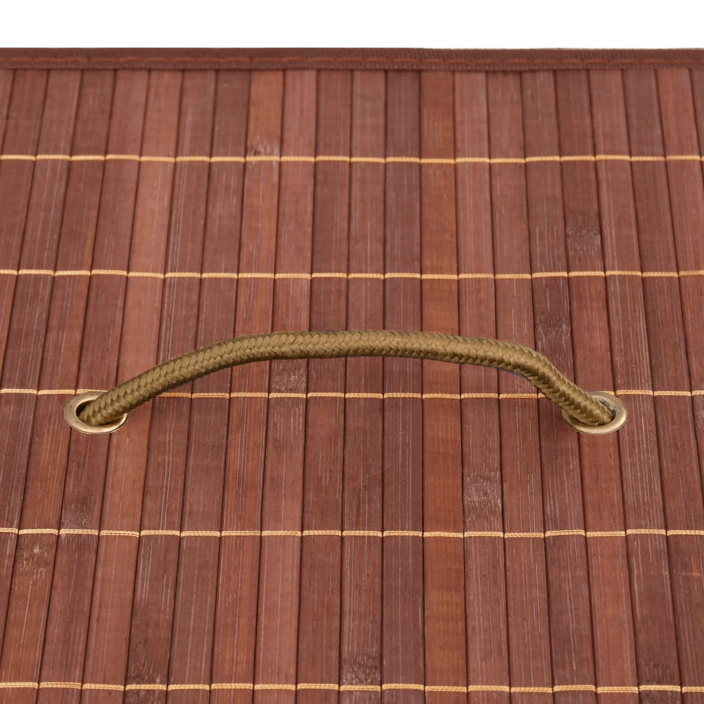 Bambus Aufbewahrungsboxen 4 Stk. Braun