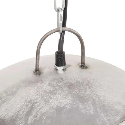 Hängelampe Vintage Industriestil 25 W Silbern Rund 41 cm E27