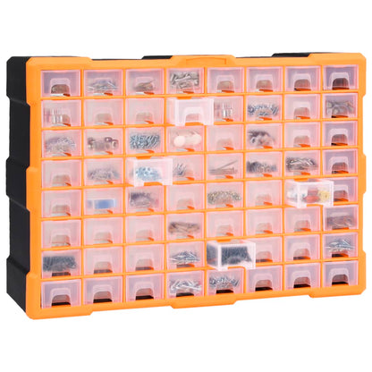 Multi-Schubladen-Organizer mit 64 Schubladen 52x16x37,5 cm
