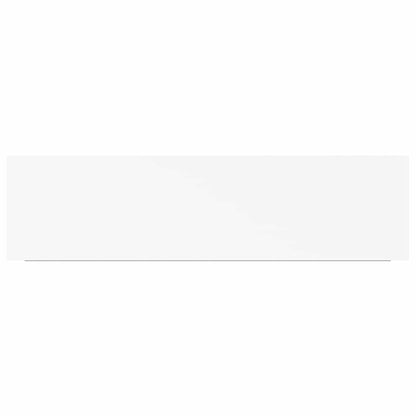 Schweberegale 2 Stk. Weiß 90x23,5x3,8 cm MDF