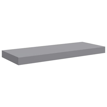 Schweberegal Grau 60x23,5x3,8 cm MDF