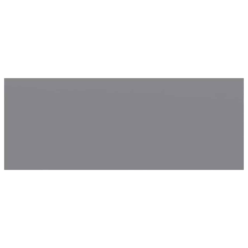 Schweberegal Grau 60x23,5x3,8 cm MDF