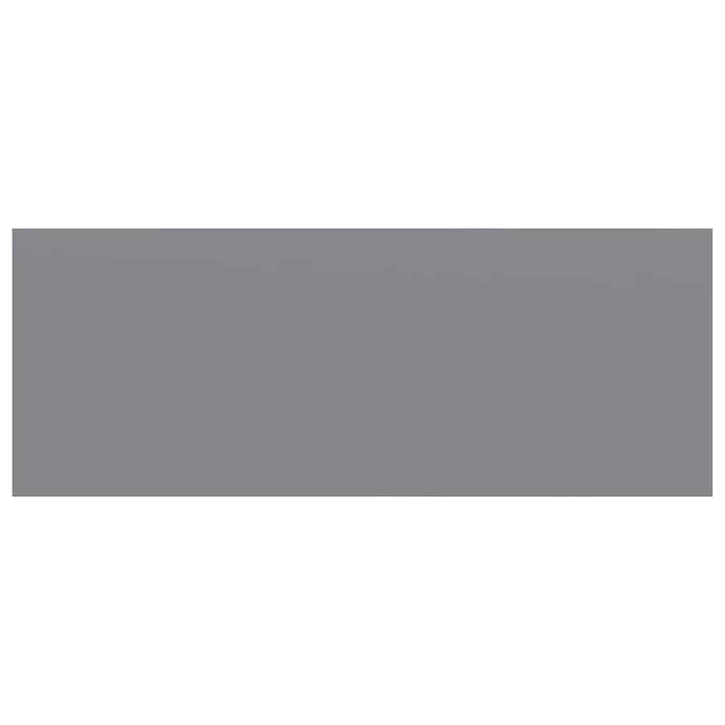 Schwebende Wandregale 2 Stk. Grau 60x23,5x3,8cm MDF