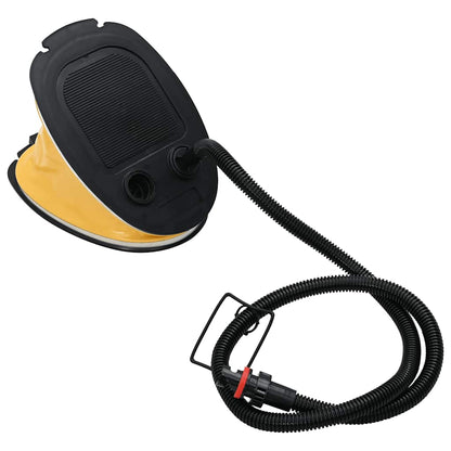 Aufblasbare Gymnastikmatte mit Pumpe 100x100x15 cm PVC Grün