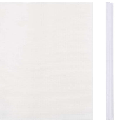 Garten-Sichtschutz 4 Stk. PVC 35x0,19 m Weiß