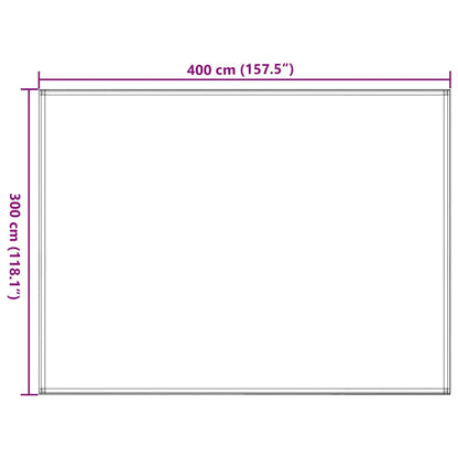 Zeltteppich 300x400 cm Taupe