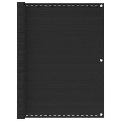 Balkon-Sichtschutz HDPE 120x500 cm Anthrazit