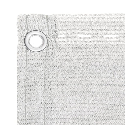 Balkon-Sichtschutz Weiß 120x500 cm HDPE