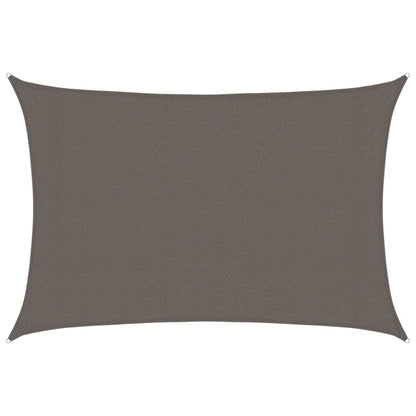 Sonnensegel 160 g/m² Anthrazit 3x4 m HDPE