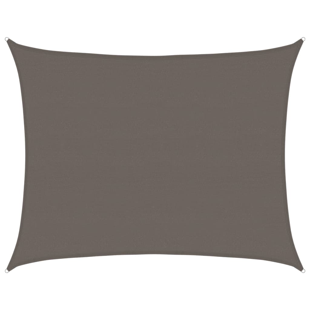 Sonnensegel 160 g/m² Anthrazit 6x8 m HDPE