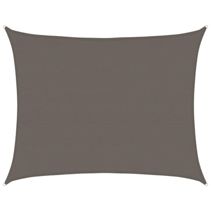 Sonnensegel 160 g/m² Anthrazit 6x8 m HDPE