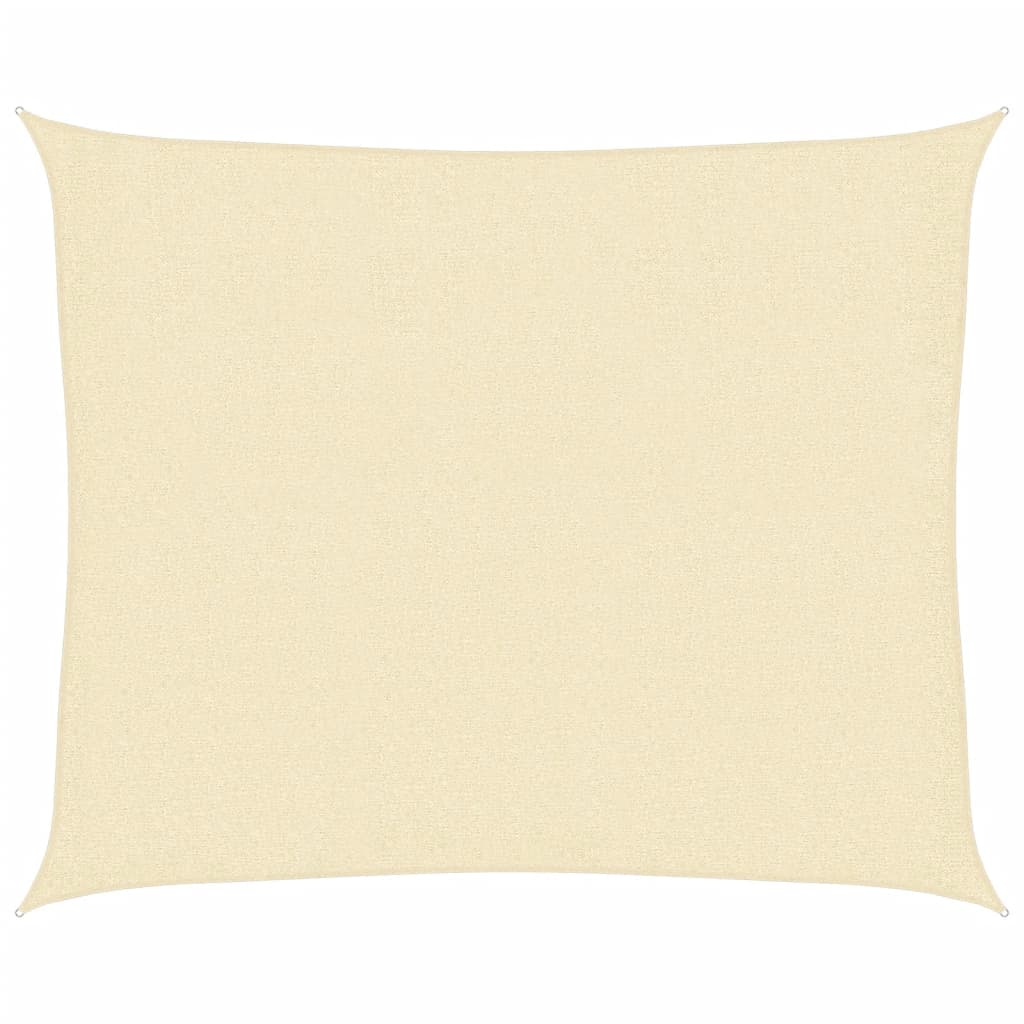 Sonnensegel 160 g/m² Creme 2,5x3 m HDPE