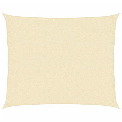 Sonnensegel 160 g/m² Creme 2,5x3 m HDPE