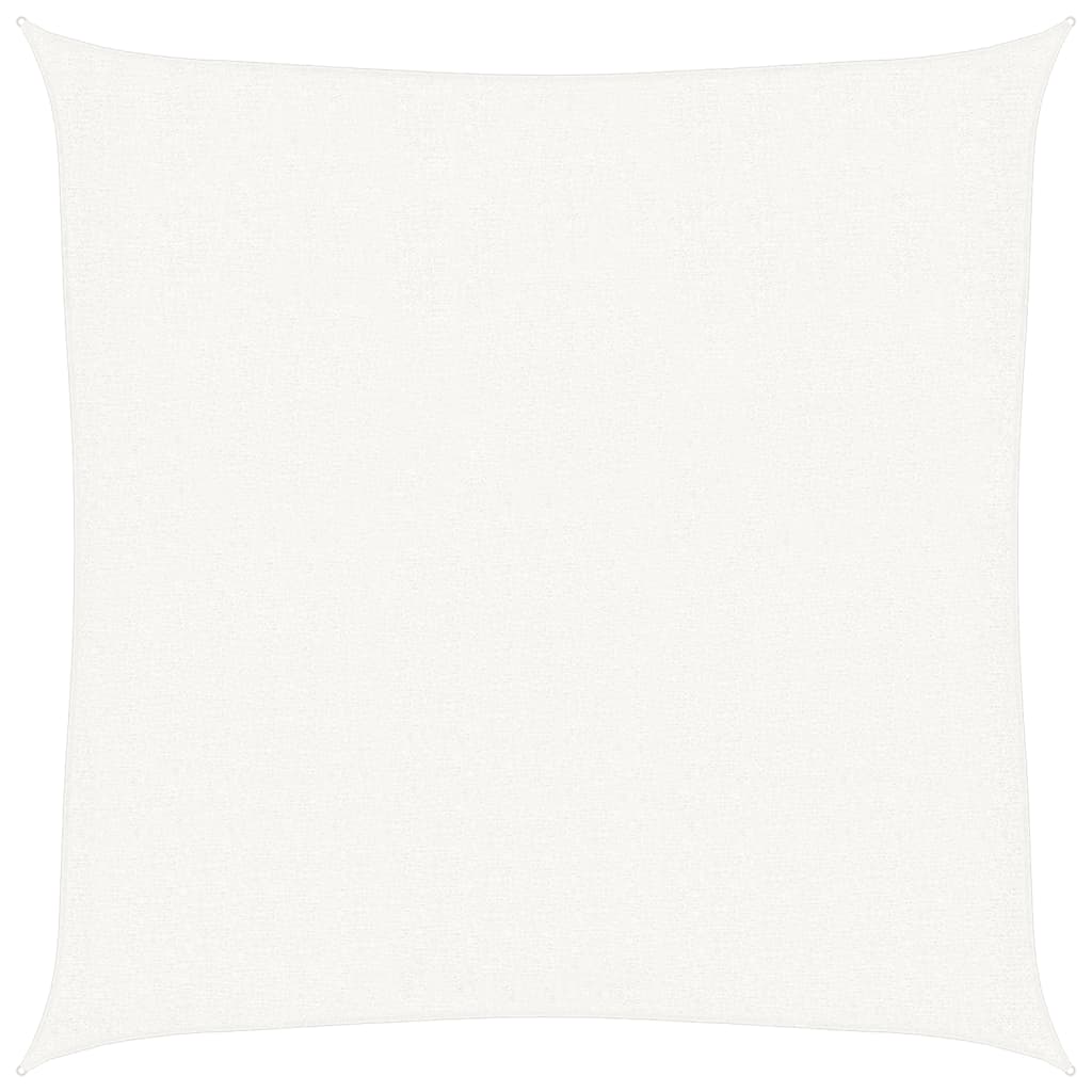 Sonnensegel 160 g/m² Weiß 2,5x2,5 m HDPE