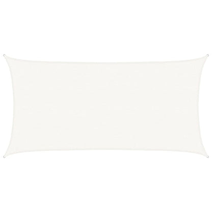 Sonnensegel 160 g/m² Weiß 2,5x5 m HDPE