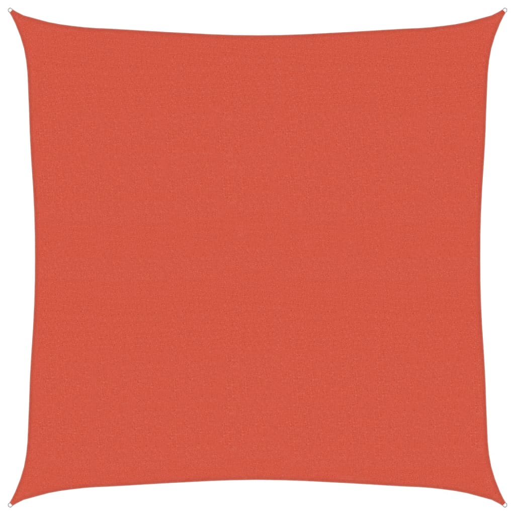 Sonnensegel 160 g/m² Quadratisch Terrakottarot 4,5x4,5 m HDPE