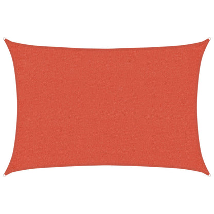 Sonnensegel 160 g/m² Terrakottarot 2x3 m HDPE