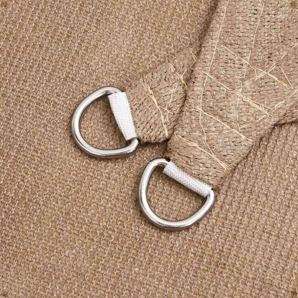 Sonnensegel 160 g/m² Taupe 6x7 m HDPE