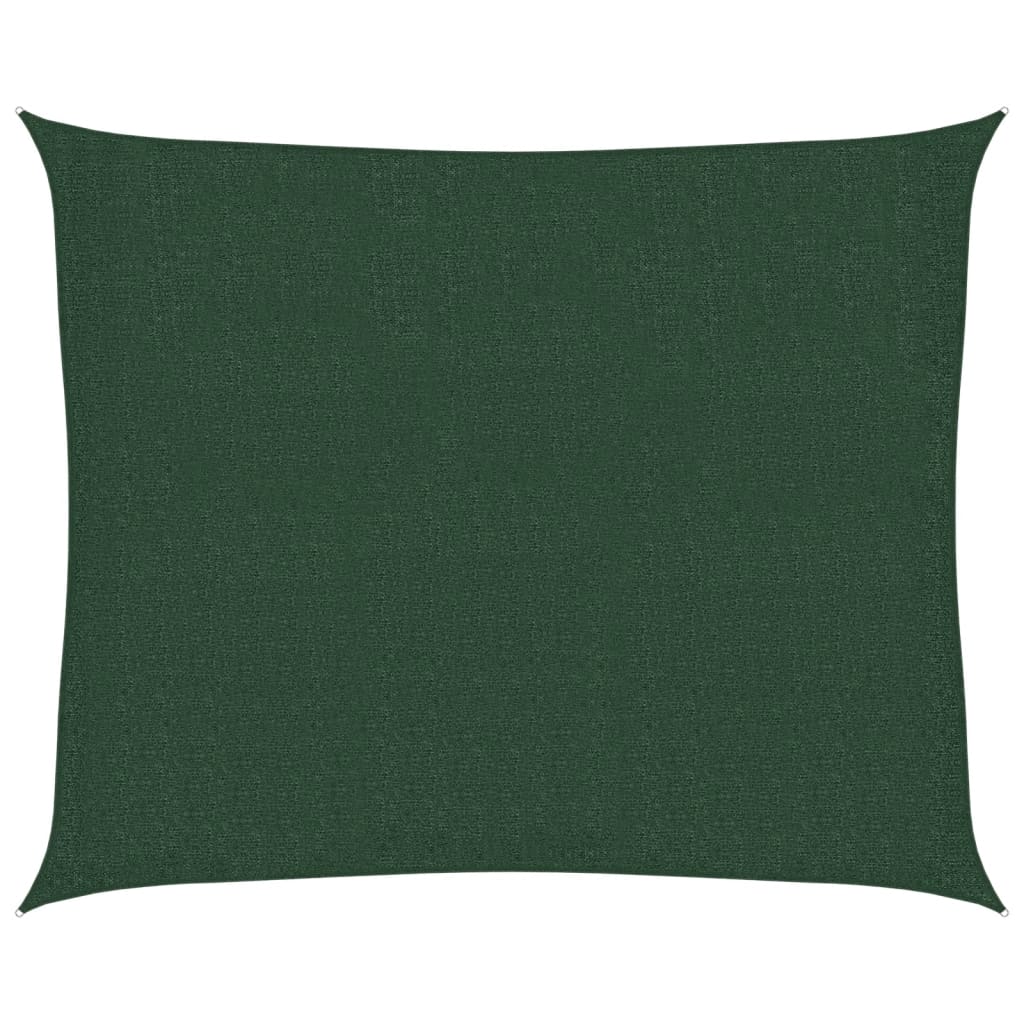 Sonnensegel 160 g/m² Dunkelgrün 2,5x3 m HDPE