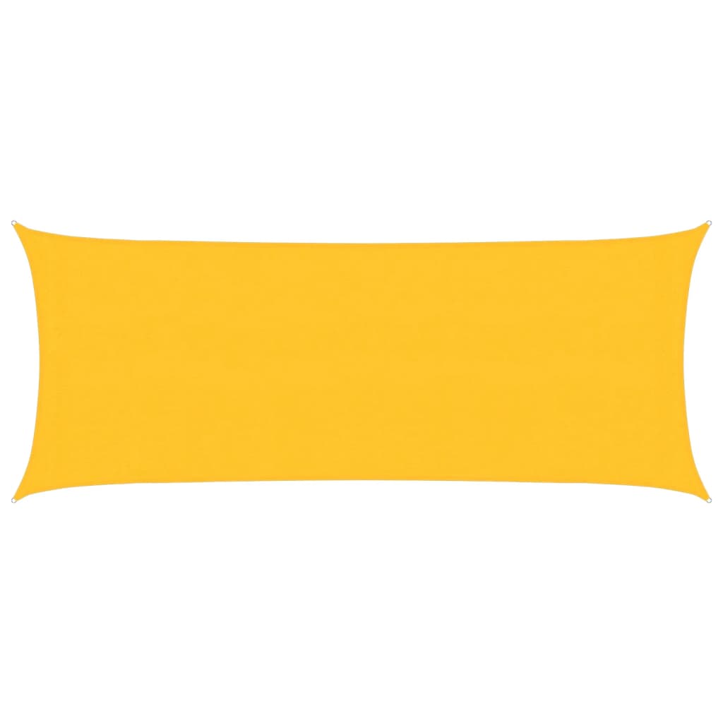 Sonnensegel 160 g/m² Gelb 2x5 m HDPE