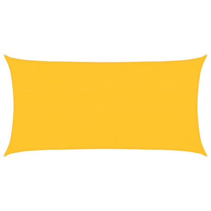 Sonnensegel 160 g/m² Gelb 2,5x5 m HDPE