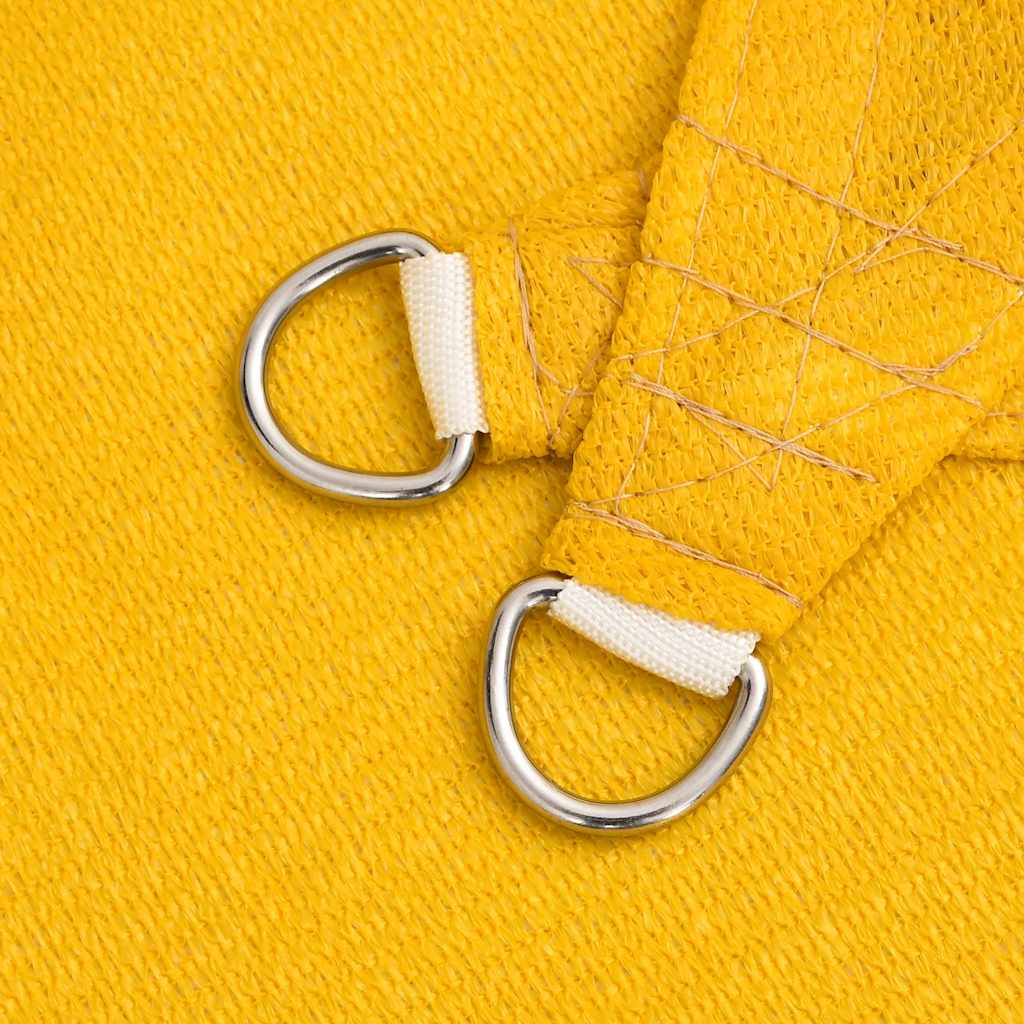 Sonnensegel 160 g/m² Rechteckig Gelb 5x6 m HDPE