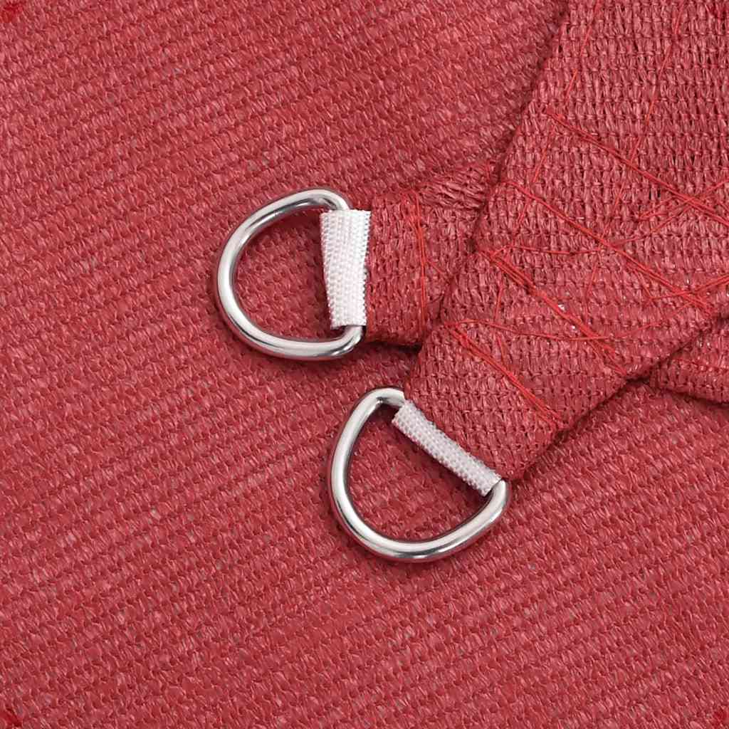 Sonnensegel 160 g/m² Rot 3x6 m HDPE