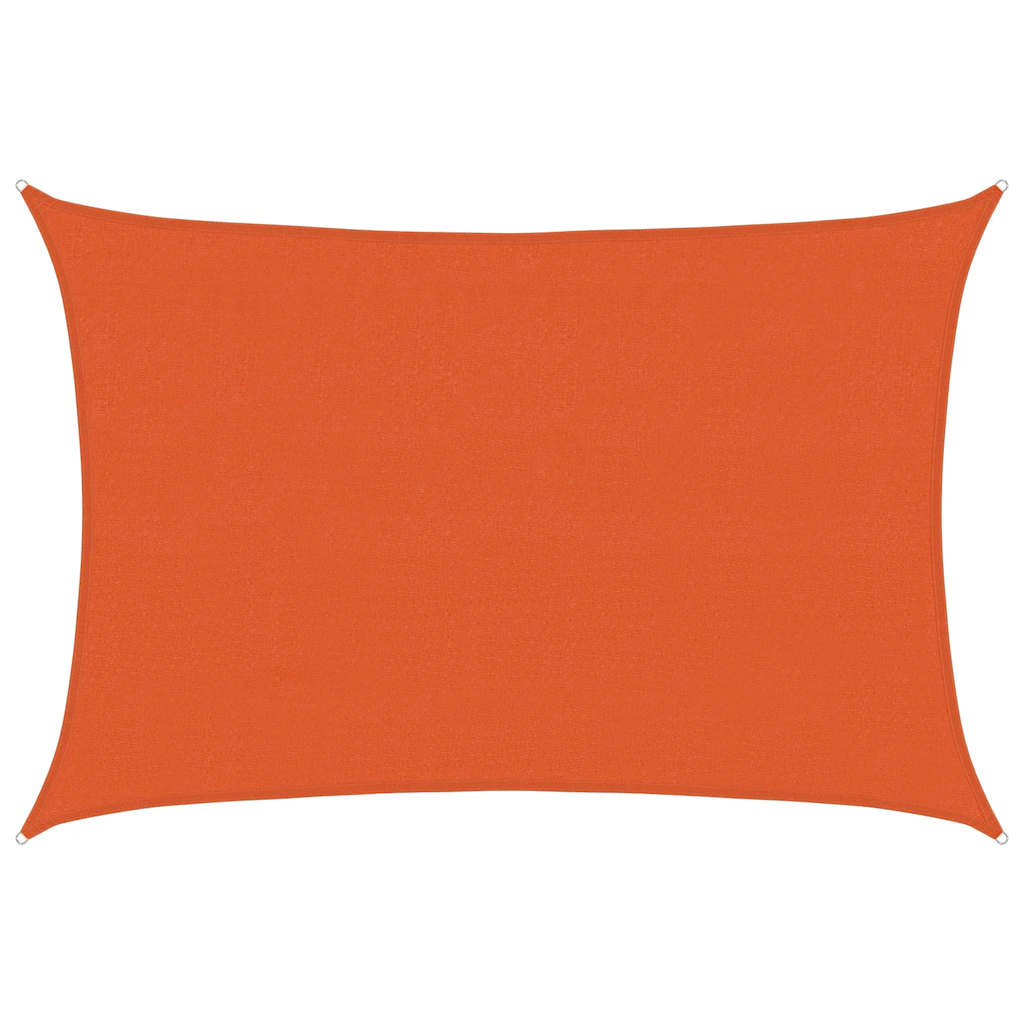 Sonnensegel 160 g/m² Orange 4x6 m HDPE