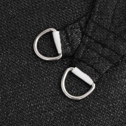 Sonnensegel 160 g/m² Schwarz 4/5x3 m HDPE