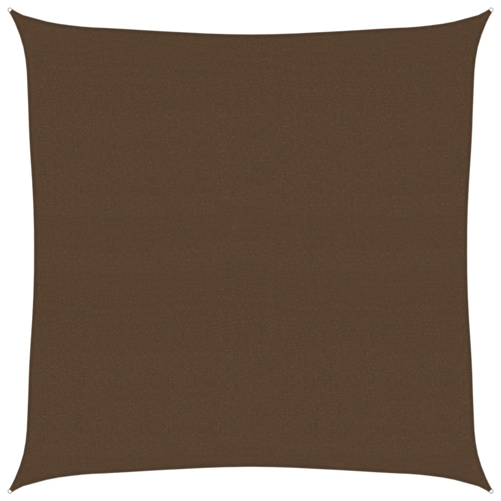 Sonnensegel 160 g/m² Braun 6x6 m HDPE