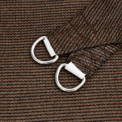 Sonnensegel 160 g/m² Braun 6x6 m HDPE