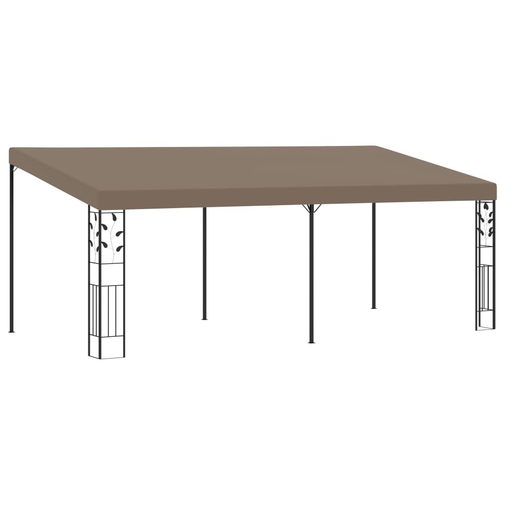 Wand-Pavillon 6x3x2,5 m Taupe
