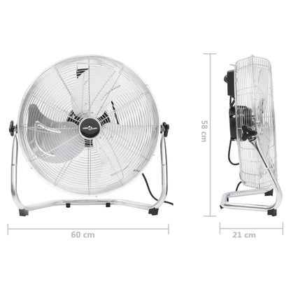 Bodenventilator 3 Geschwindigkeitsstufen 60 cm 115,2 W