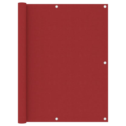 Balkon-Sichtschutz Rot 120x300 cm Oxford-Gewebe