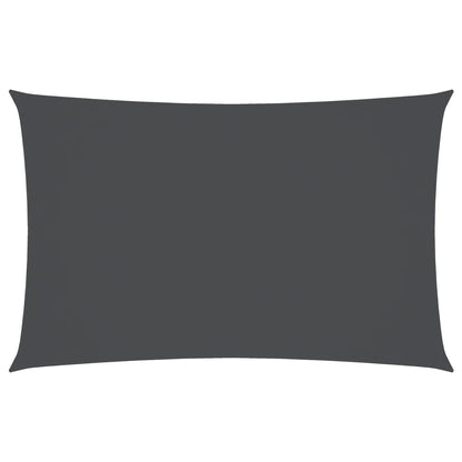 Sonnensegel Oxford-Gewebe Rechteckig 3,5x5 m Anthrazit