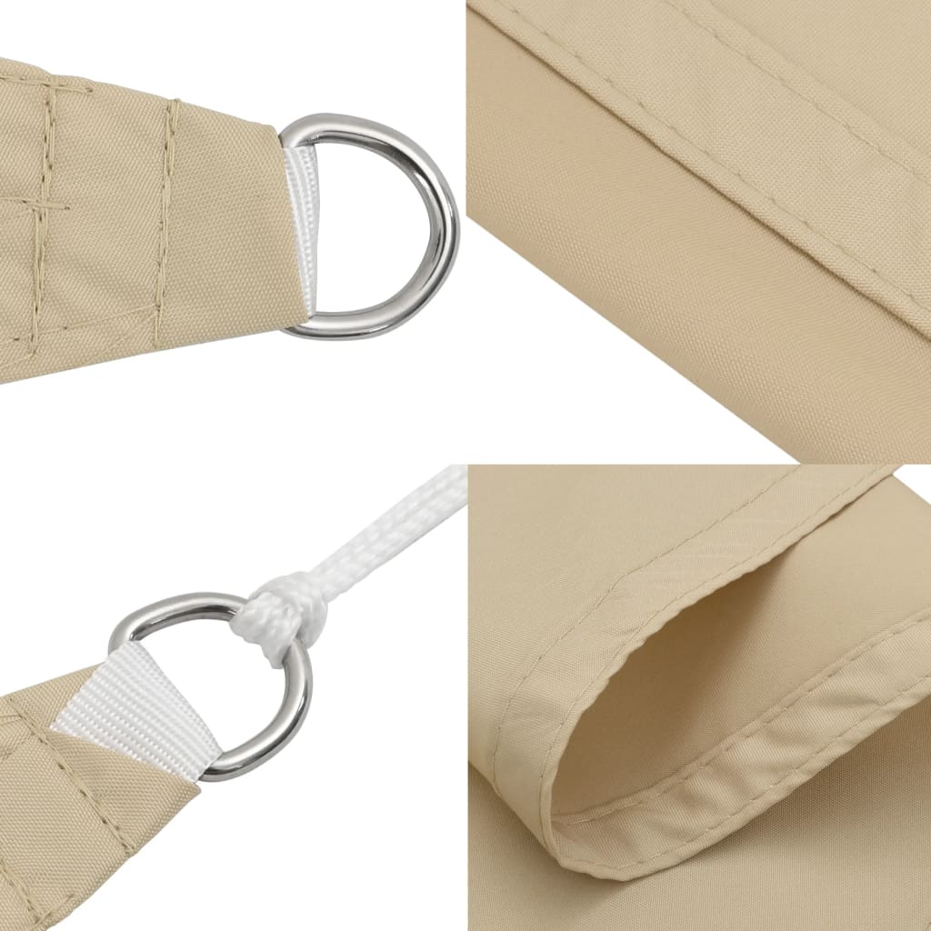Sonnensegel Oxford-Gewebe Dreieckig 4,5x4,5x4,5 m Beige