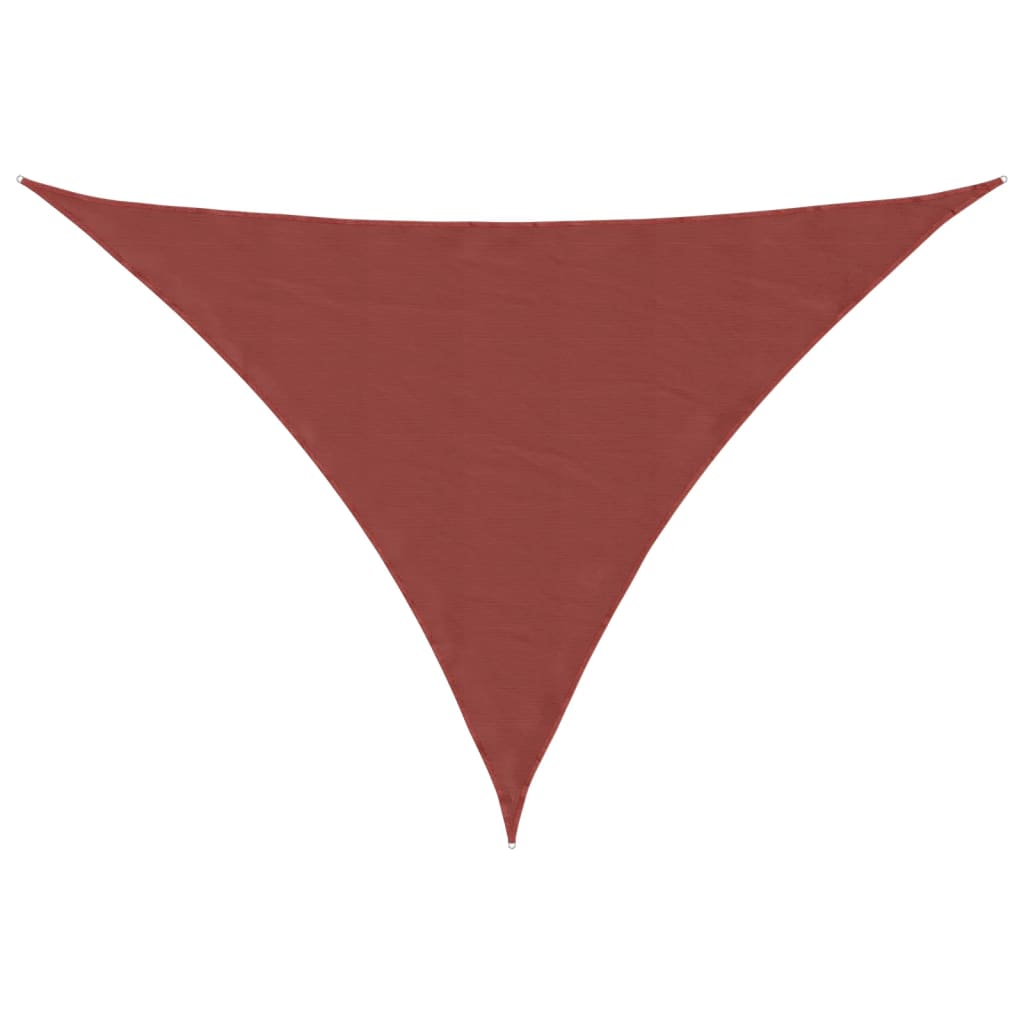 Sonnensegel Oxford-Gewebe Dreieckig 2,5x2,5x3,5m Terrakotta-Rot