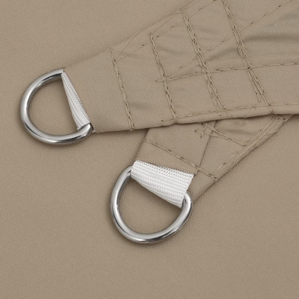 Sonnensegel Oxford-Gewebe Rechteckig 2,5x4,5 m Taupe