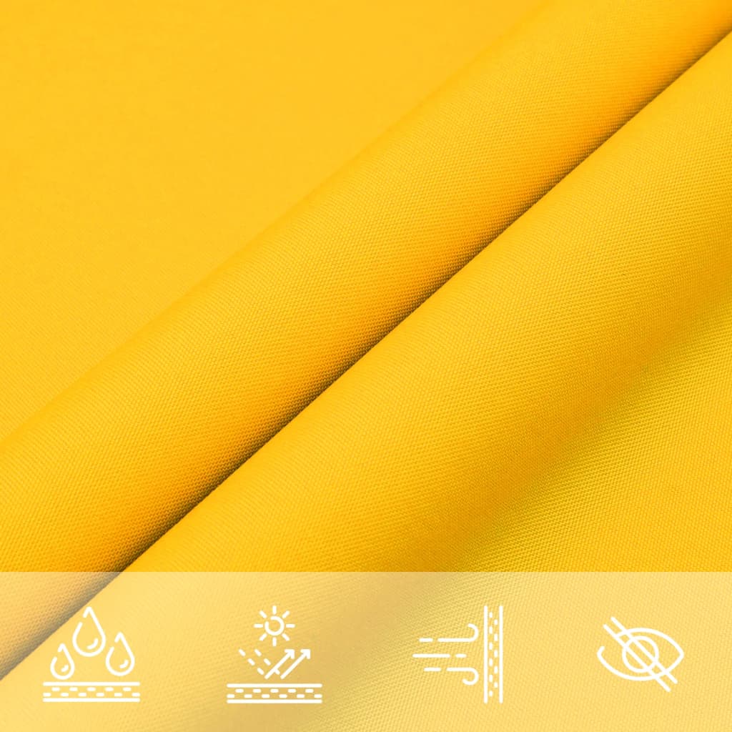 Sonnensegel Oxford-Gewebe Rechteckig 2,5x4,5 m Gelb