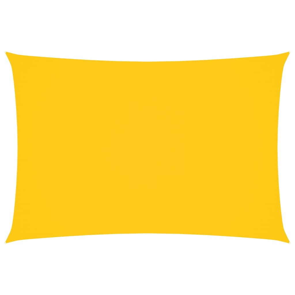 Sonnensegel Oxford-Gewebe Rechteckig 3x5 m Gelb
