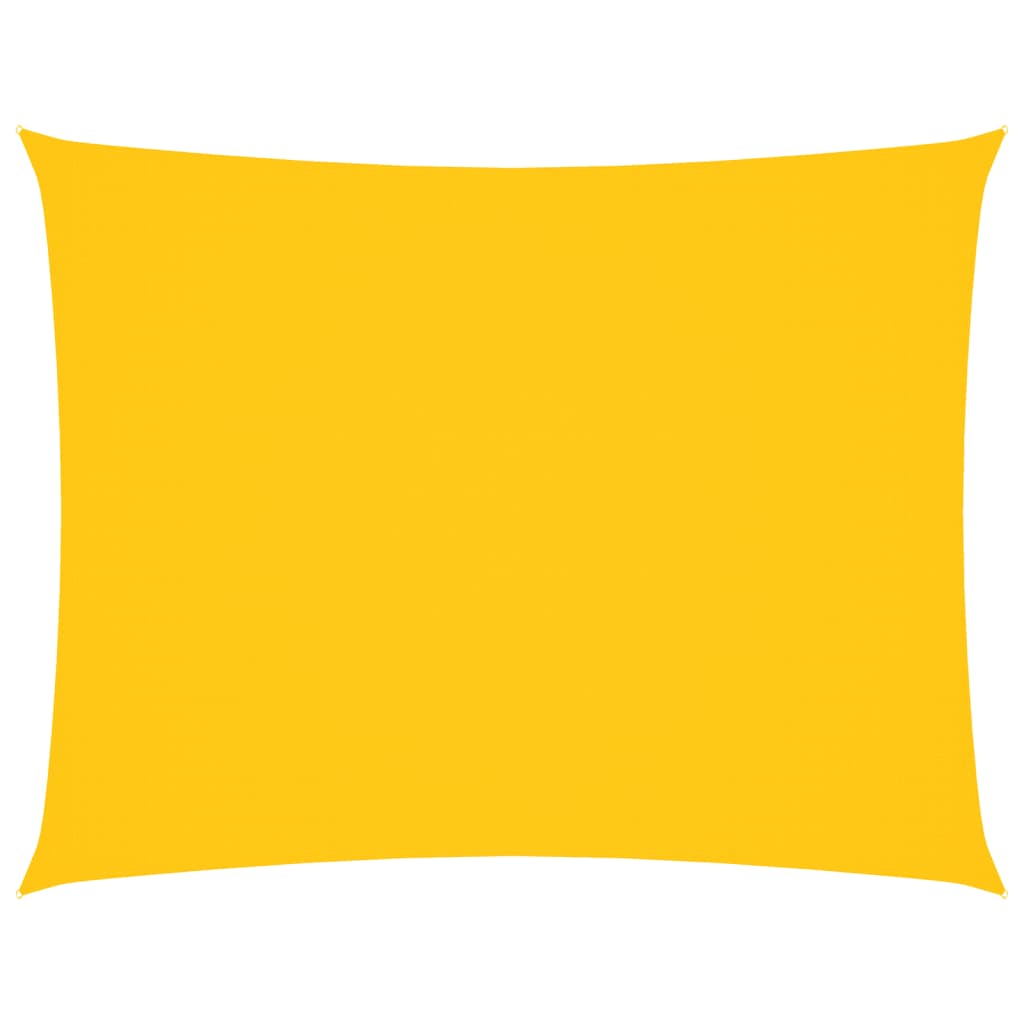 Sonnensegel Oxford-Gewebe Rechteckig 4x5 m Gelb