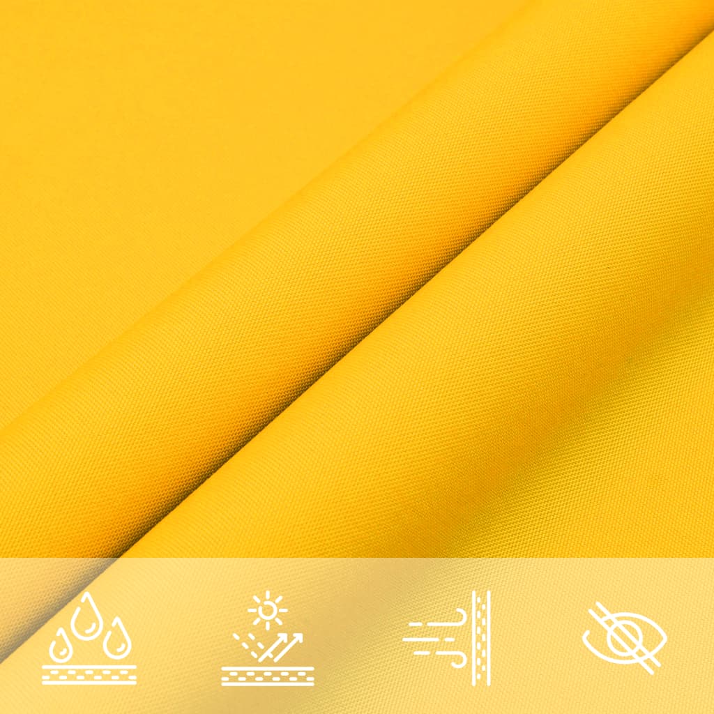 Sonnensegel Oxford-Gewebe Dreieckig 6x6x6 m Gelb