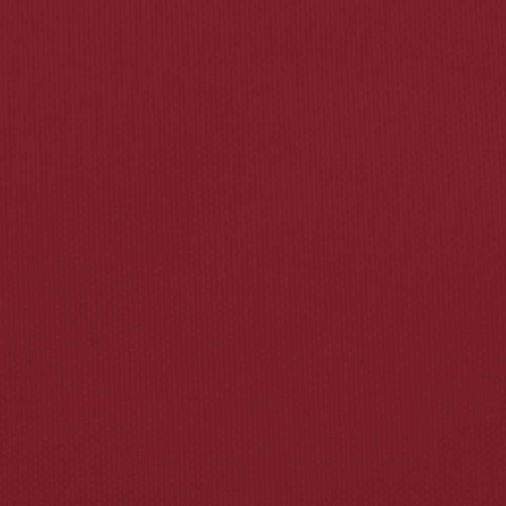 Sonnensegel Oxford-Gewebe Quadratisch 3,6x3,6 m Rot