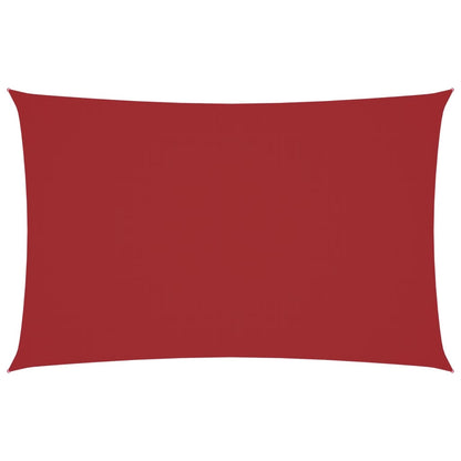 Sonnensegel Oxford-Gewebe Rechteckig 2x5 m Rot
